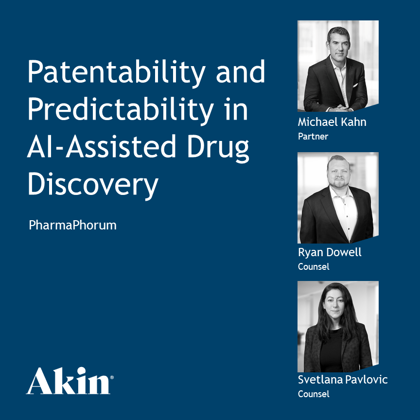 Akin IP Lawyers Publish AI-Assisted Drug Discovery Article In ...