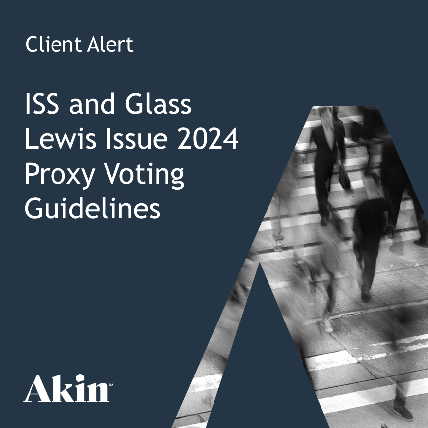 ISS and Glass Lewis Issue 2025 Proxy Voting Guidelines Akin Gump