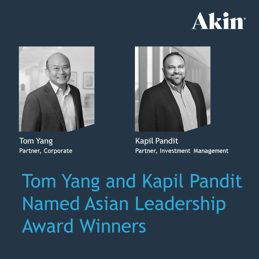 Thomas Yang, Kapil Pandit Named Among Diversity Journal’s Asian